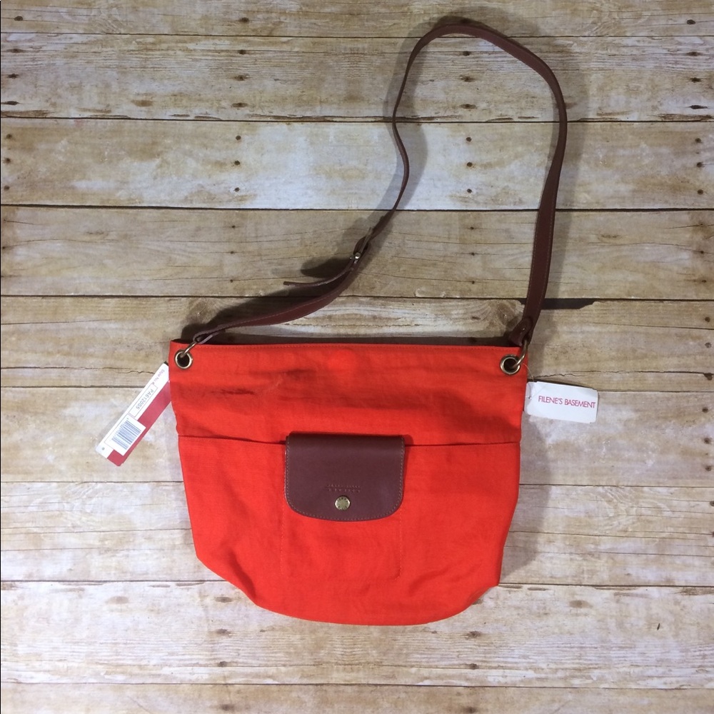 Large orange Perry Ellis bag